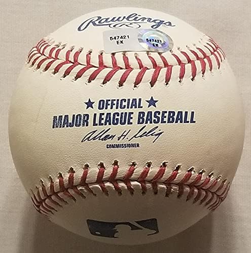 Бейзболен клуб MLB с автограф Ей Джей Полък