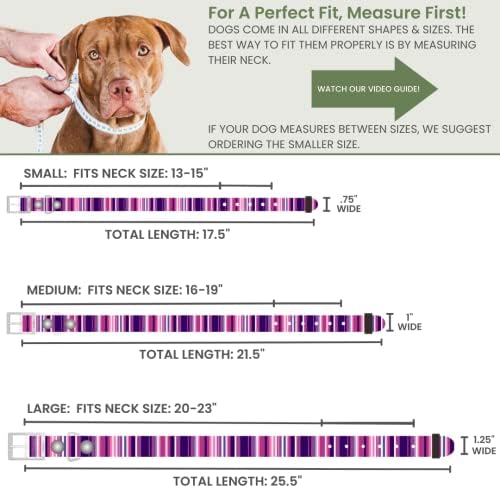 Водоустойчив нашийник за кучета Rubyloo | водоустойчив, защитен от смрад, миризма, избледняване, кал | Лесно почистване, мек и гъвкав, но здрав | Обтегач от с сплав, устой?