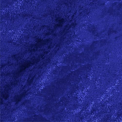 Нови тъкани Daily MYA Royal Blue, Не Мнущаяся, Ръчна Еластична тъкан от полиестер Panne Velvet by The Yard - 10015, Образец