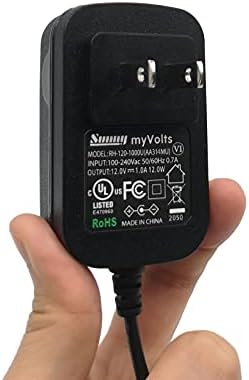Захранващ Адаптер MyVolts 12V Съвместимо с Педала ефекти на TC-Helicon VoiceTone Т1 /Уплътнител за нея - штепсельная