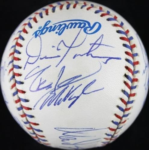 1995 Всички звезди (13) Подписаха OML 95 Asg Baseball Богс Johnson PSA/DNA U03044 - Бейзболни топки с автографи