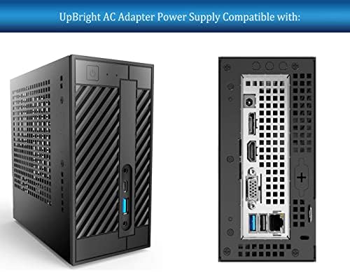 Адаптер за променлив ток UpBright 19 dc съвместим с ASRock DeskMini 110 110 W A300W A300/B/BB/BOX/JP X300 X300W 310 310