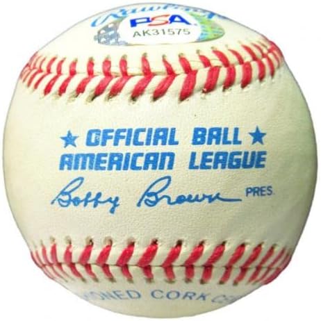 Алекс Родригес Подписа Бейзболен топката йорк Янкис PSA с Автограф /DNA AK31575 - Бейзболни топки с Автографи