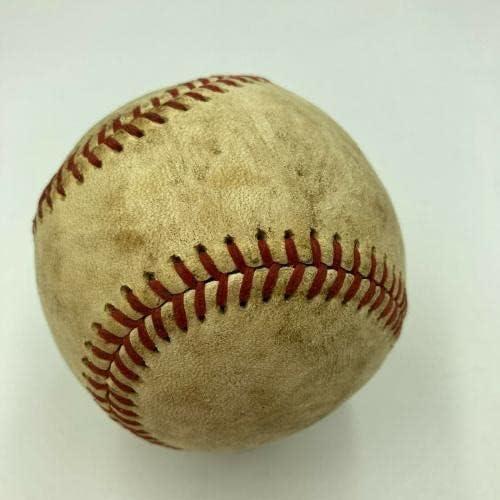 Рядко Ханк Аарон 715 HR Подписа Винтажную мач от Националната лига на Стари Бейзбол JSA COA - MLB С Автограф Използвани