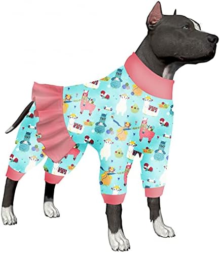 Пижами LovinPet Big Dog за големи кучета - Защита от ултравиолетови лъчи, Риза за възстановяване след операция, Лека