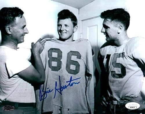 Бил Houghton Подписа Снимка с Автограф 8X10 в Съблекалнята на Пакерс JSA AB54622 - Снимки NFL с автограф