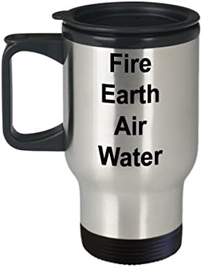 Чаша За пътуване Огън, Земя, Въздух, Вода - Обща Астрология - Кафеена Чаша За пътуване