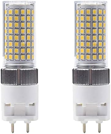 Edearkar 2-Pack 16W G12 Led Лампа Дневна светлина Бяло 6000 К (160 W G12 Подмяна на халогенни крушки) Лампа с метална