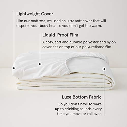 Протектор за матрак Tuft & Needle Queen - Водоустойчив, предавателни течност, За спокоен сън, В стил кърпи, меки и удобни,