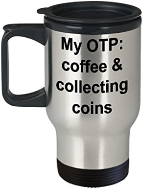 My ОТП: Чаша за кафе и събиране на монети За пътуване - Забавна чаша За събиране на монети - Чаша за събиране на монети