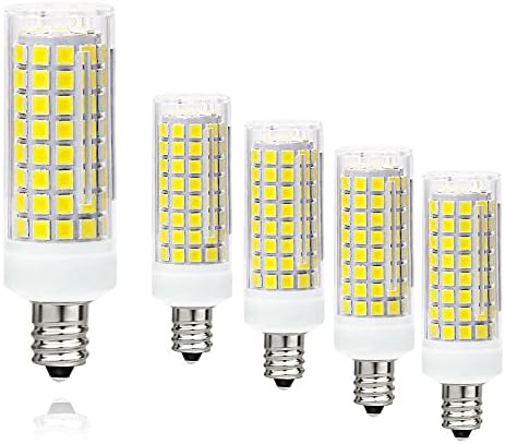 Led лампа E11 с регулируема яркост, еквивалент на халогенни крушки с мощност 75 W, 100 W, Комплект от 4 led мини-sconces
