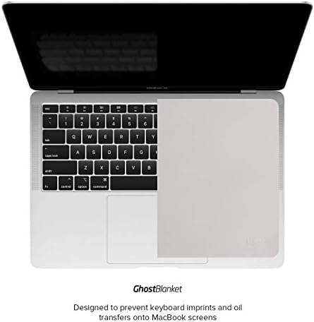 ЗАГЛАВНАТА ШРИФТ GhostBlanket Защита на екрана Клавиатура от пръстови Подплата от микрофибър и кърпа за почистване на 13 инча Съвместимост с MacBook Pro 13 Macbook Pro 14 и MacBook Air 13