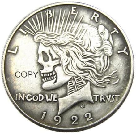 Монета Скитник Американската Обичайната 1922 Гълъб на Мира/Възпоменателна Монета Чуждестранна копия от 1922 г.