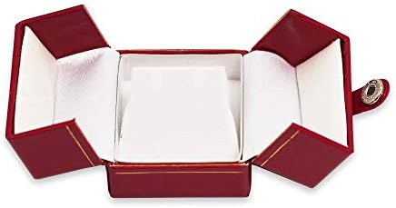 CuteBox Червена Гривна /Часовник в Луксозна Кутия от изкуствена кожа с Защелкивающимися язычками