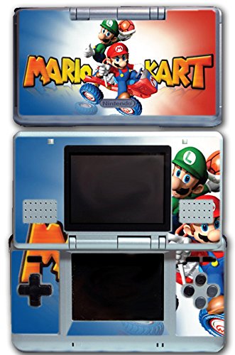 Mario Kart Luigi 7 8 Powerup Red Shell видео игра Vinyl Стикер на Кожата Стикер Калъф за Оригинална система на Nintendo DS