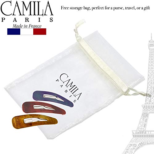 Camila Paris CP2933 френска шнола-шнола за коса, щипки за коса Clic Clac за жените, аксесоари за стайлинг на коса за