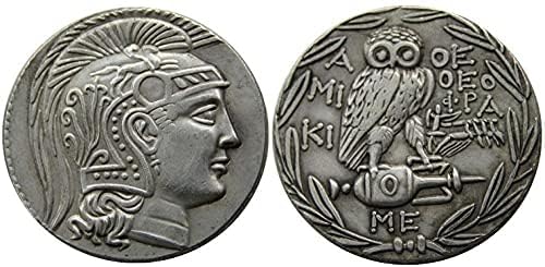Сребърна Гръцка Монета Чуждестранна Копие сребърно покритие Възпоменателна Монета G42S Ян Ду Гръцка Монета Чуждестранна