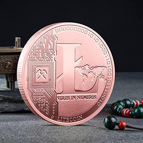 Сбирка Декоративни Монета с Медна покритие в рамките на защитен Калъф Cryptocurrency Lucky Coins Lite Virtual