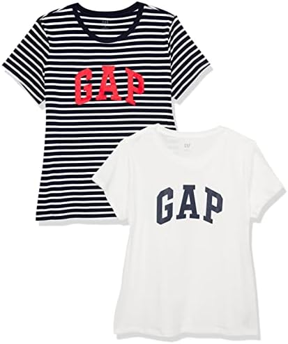 Женска Тениска GAP Classic с логото на GAP на 2 опаковка