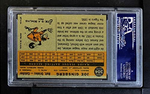 1960 Topps 304 Джо Гинзберг Балтимор Ориолс (Бейзболна картичка) PSA PSA 7.00 Ориолс