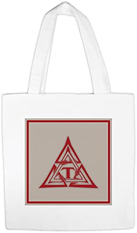 Холщовая Пазарска Чанта Triangle Fraternity от greeklife.магазин, Тъканно Чанта За пазаруване в Магазините за Хранителни