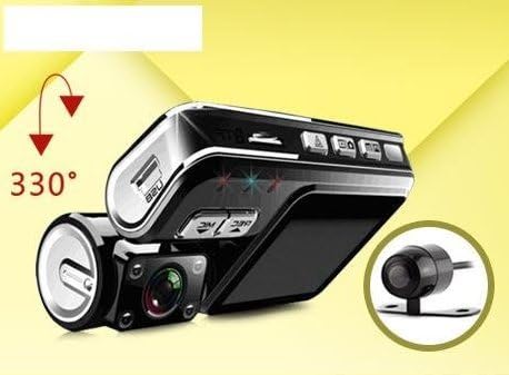 Автомобилен Видеорекордер с Full HD 720P с две Лещи HD, Автомобилна Камера с Широк ъгъл на видимост от 120 Градуса, Поддръжка
