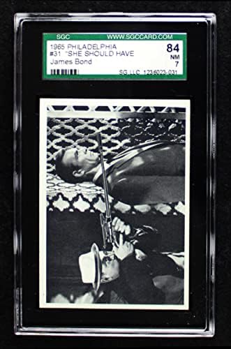 1965 Филаделфия Джеймс Бонд 31 Й трябва да държи устата затворена (пощенска Картичка) SGC SGC 7.00