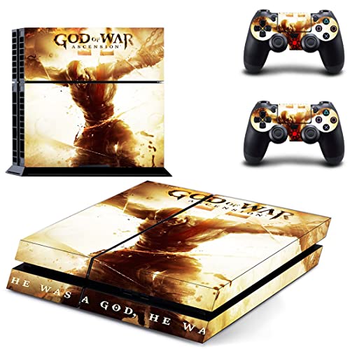 За PS4 SLIM - Game GOD The Best OF WAR Кожата конзоли и контролери PS4 - PS5, Винил Кожа за Playstation New DUC-41