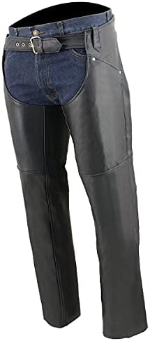 Дамски Черни Класически Кожени обувки с Набедренным джоб Milwaukee Leather SH1173 - Среден размер