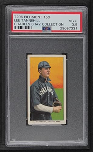 1909 T206 Л. Дали Таннехилл Чикаго Уайт Сокс (Бейзболна картичка) (L. Таннехилл и Чикаго отпред) PSA PSA 3,50 Уайт Сокс