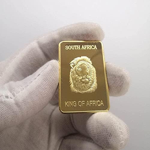 Вызовная Монета южна африка Лъв Възпоменателна Монета, Монета Квадратна монета лосове Притежателя Огледала Любителски
