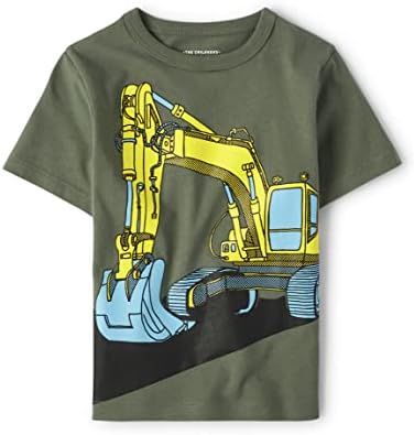 Тениска с графичен модел The Children ' s Place за малки момчета с къс ръкав