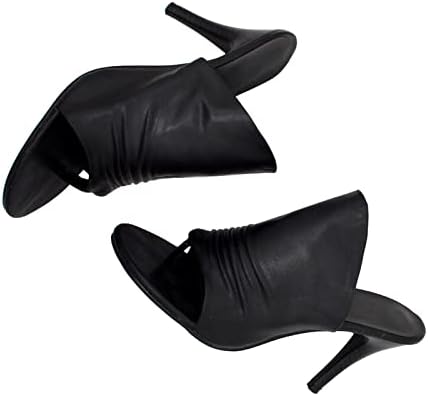 WASERCE/ Дамски сандали с поддръжка на свода на крака, с Размер 10, Удобни дамски Сандали на висок ток, Модни Однотонная
