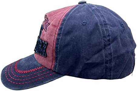 Ню Йорк Памучен бейзболна шапка, Класическа Выстиранная Шапка за Татко, Оръфан Ретро Регулируеми Шапки възстановяване