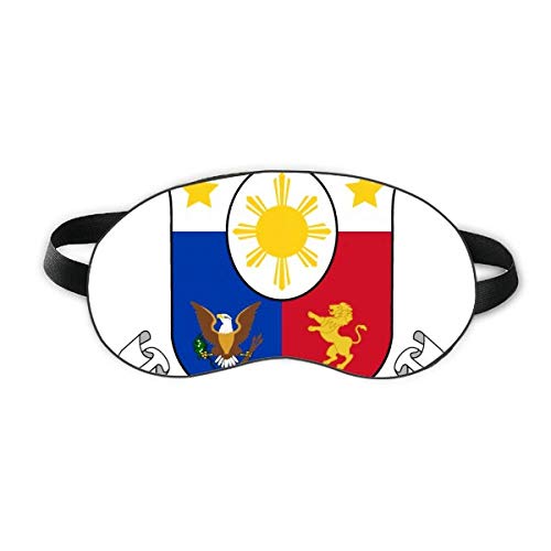 Филипините Азия Национална Емблема Sleep Eye Shield Мека Нощна Превръзка На Очите Козирка