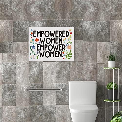 Упълномощени Жени Разширяват възможностите на Жените Картина върху Платно Стенно Изкуство Цвете феминистский Плакат на