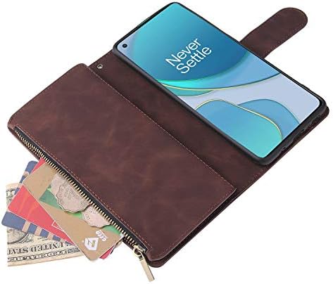 Калъф за телефон LBYZCASE за Oneplus в n100, една чанта-портфейл One Plus в n100, Луксозен Кожен калъф-книжка с панти