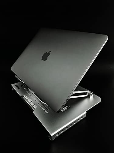 Поставка за лаптоп Goddrum за лаптоп или iPad има дизайн 4 в едно, клавиатура, мишка и USB-порт 5 в едно взети Заедно,