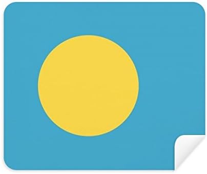 Палау Национален Флаг е Символ на Страната Океания Плат За Почистване на Екрана за Пречистване на 2 елемента Замшевой