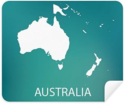 Австралия Океания Континент Скреч Карта, Плат За Почистване на Екрана за Пречистване на 2 елемента Замшевой Тъкан
