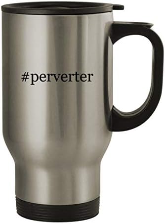Подаръци дрънкулки perverter - Пътна Чаша от Неръждаема Стомана за 14 грама, сребрист