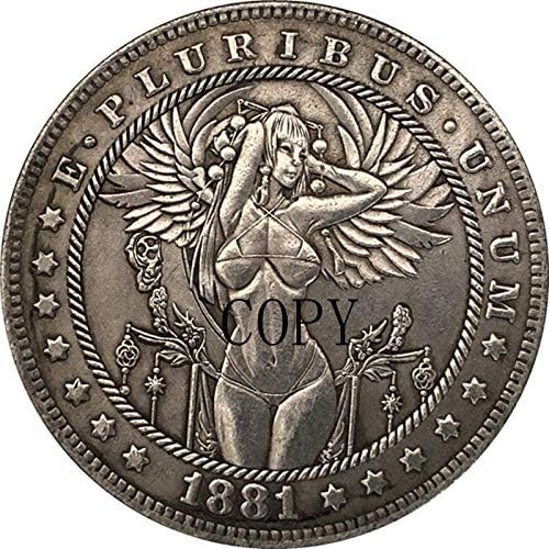 36 Различни Видове Никелови монети Hobo САЩ Morgan Dollar КОПИЕ на монети-1881-CC Копие Подарък за Него