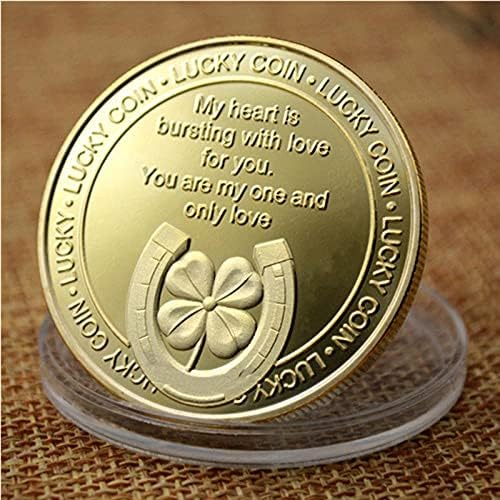 Обичате Щастливите Метални Изделия Монета Златна Възпоменателна Монета С Релефни Колекция От Сувенири Марки Подарък Монета