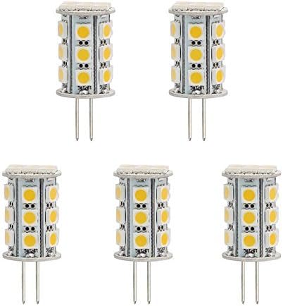 Замяна халогенна лампа HERO-LED BTG4-24T-CW с обратен заключение Tower G4 LED, 4,8 W, което се равнява на 30-35 W, студено