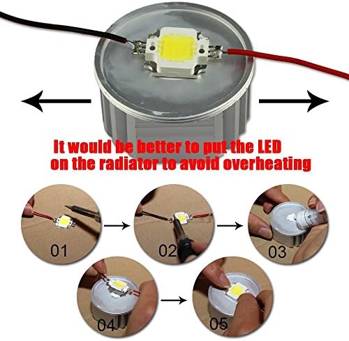 Чип LED LOHAS® 100W Студено Бяла Лампа Чип на енергоспестяващите крушки е най-високата мощност