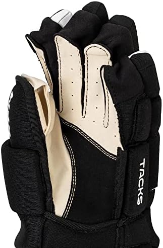 Ръкавици за хокей CCM AS550 Junior ТАК, черни/ бели, Размер: 10