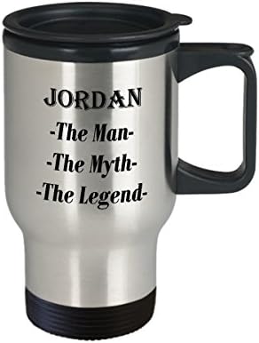 Йордания - Човек, Мит, Легенда, Невероятна Кафеена Чаша за Подарък - Пътна Чаша на 14 грама