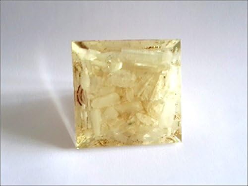 Мастилено-Струен Изискан A + + Селенит Orgon Пирамидална Кристали, Скъпоценни Камъни Негативна Кристален Пирамида Начало