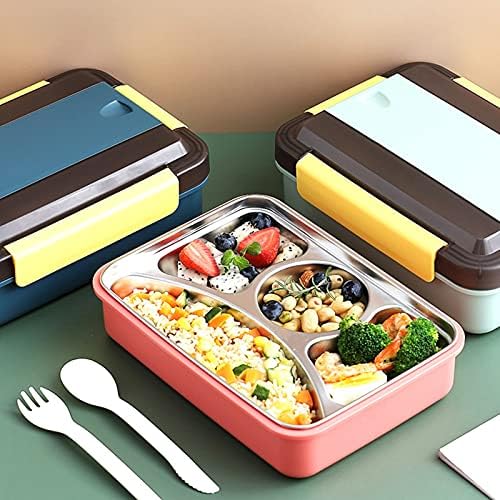 LAKIKAbdh Bento Box Материал Обяд-кутия От Неръждаема Стомана, Изолирани Многослойни Обяд-Апарати Преносими Обяд-Бокс